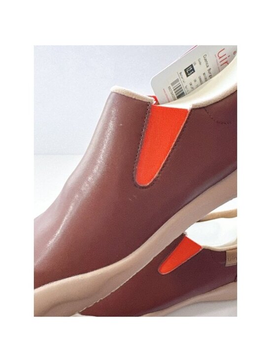 Men\'s Size 12.5 UIN Cuenca Burgundy Slip On Shoes Leather Comfort